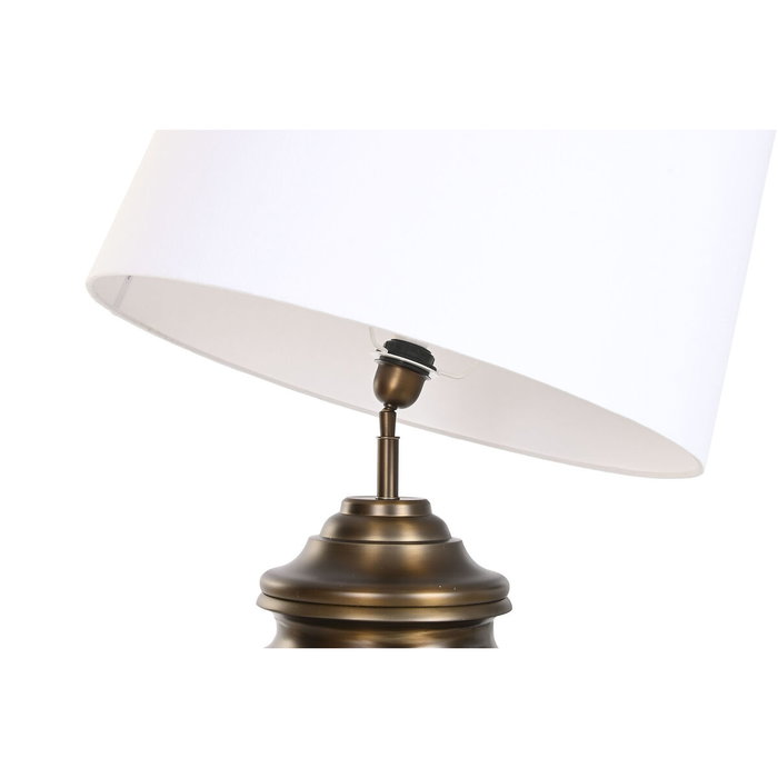 DKD Home Decor Lámpara de sobremesa Acero Patinado Bronce 60x60x103