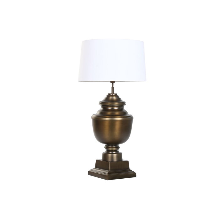 DKD Home Decor Lámpara de sobremesa Acero Patinado Bronce 60x60x103