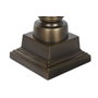 DKD Home Decor Lámpara de sobremesa Acero Patinado Bronce 60x60x103