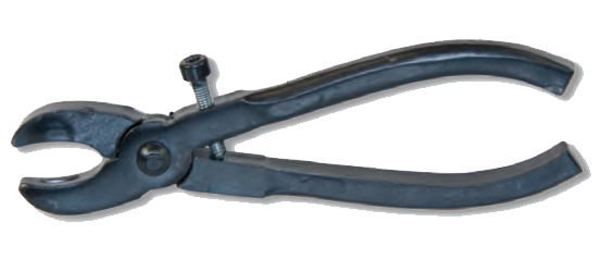 ARETAR Tenaza de 170 mm para aretes de cerdos