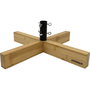 Krinner Nordic Base para Árboles de Navidad Artificiales 2,5 m / 3 cm