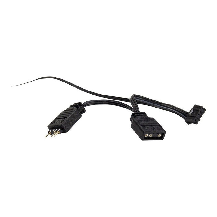 Inter-Tech ARGUS RS-071 RGB Ventilador 120x120x25 mm con efecto cristal