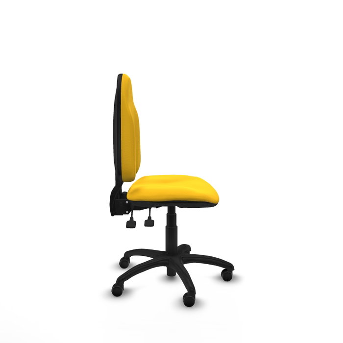 PIQUERAS Y CRESPO Silla de oficina Algarra Amarillo sin brazos PIQUERAS Y CRESPO Silla de oficina Algarra Amarillo sin brazos