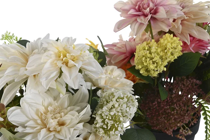 DKD Home Decor Planta Bouquet de Poliéster Multicolor Surtida