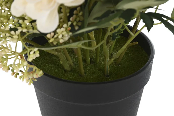 DKD Home Decor Planta Bouquet de Poliéster Multicolor Surtida