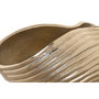DKD Home Decor Centro de Mesa de Aluminio Abstracto Dorado