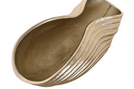 DKD Home Decor Centro Mesa Moderno Dorado Abstracto 30 cm