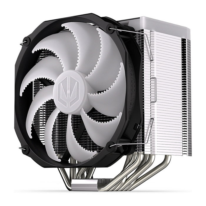 Endorfy Fortis 5 ARGB Refrigerador de Aire para Procesador, 140 mm, Negro, 220W TDP, Multi LED, Soporta LGA1700/AM5/AM4 y Otros Sockets