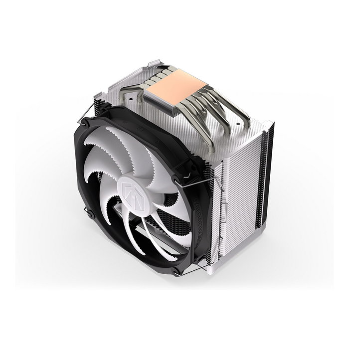 Endorfy Fortis 5 ARGB Refrigerador de Aire para Procesador, 140 mm, Negro, 220W TDP, Multi LED, Soporta LGA1700/AM5/AM4 y Otros Sockets