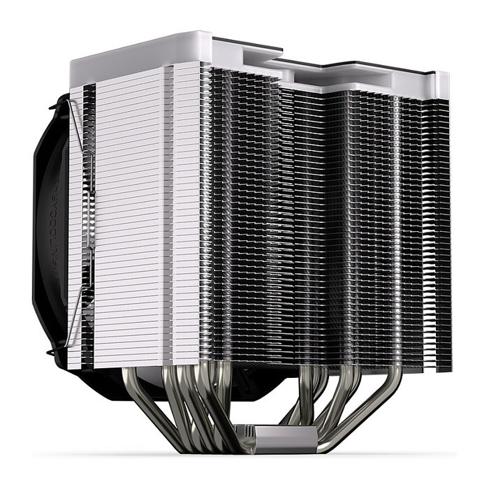 Endorfy Fortis 5 ARGB Refrigerador de Aire para Procesador, 140 mm, Negro, 220W TDP, Multi LED, Soporta LGA1700/AM5/AM4 y Otros Sockets