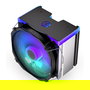 Endorfy Fortis 5 ARGB Refrigerador de Aire para Procesador, 140 mm, Negro, 220W TDP, Multi LED, Soporta LGA1700/AM5/AM4 y Otros Sockets