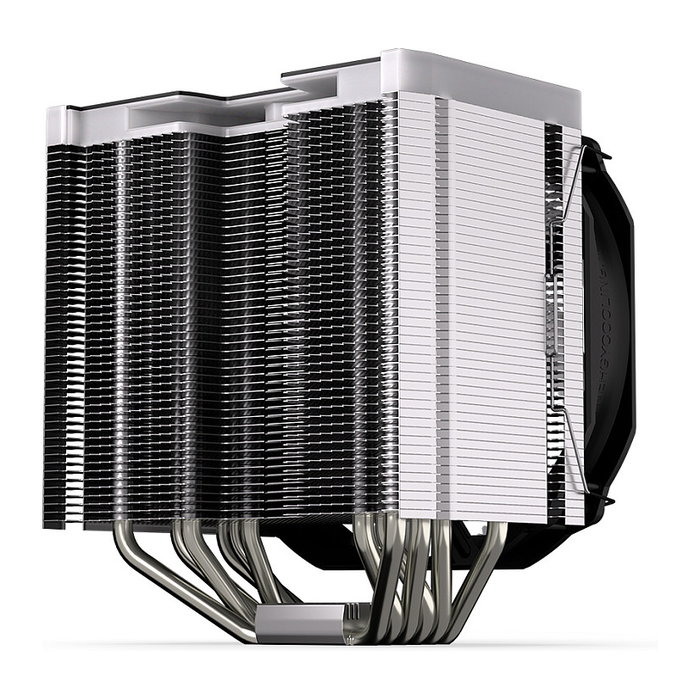 Endorfy Fortis 5 ARGB Refrigerador de Aire para Procesador, 140 mm, Negro, 220W TDP, Multi LED, Soporta LGA1700/AM5/AM4 y Otros Sockets