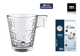 La Mediterranea Set de 2 Tazas Café con Leche 21 cl Napoli Abstract (36 Cajas)