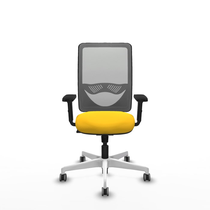PIQUERAS Y CRESPO Silla de oficina Zulema con mecanismo Sincro, Amarillo y Gris PIQUERAS Y CRESPO Silla de oficina Zulema con mecanismo Sincro, Amarillo y Gris