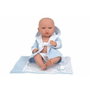 Muñecas Arias Muñeca Elegance Aria Azul de 38 cm con Manta