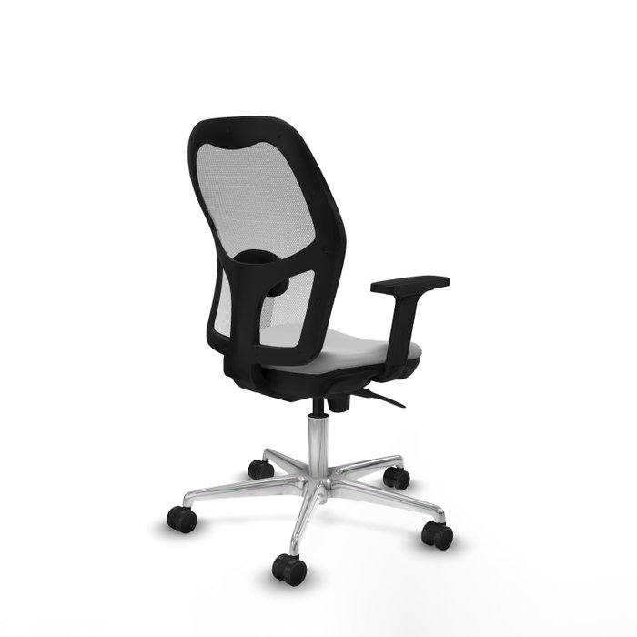 PIQUERAS Y CRESPO Silla de oficina Jorquera Gris claro y Blanco
