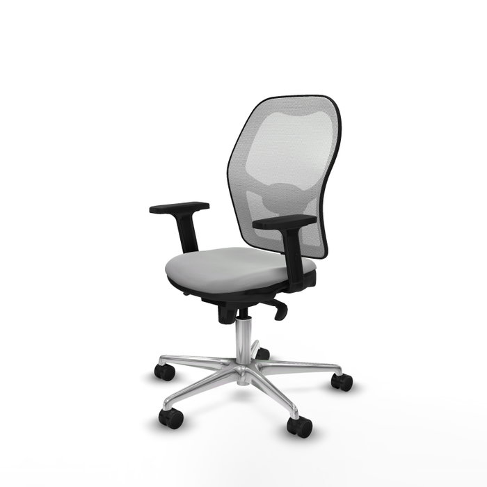 PIQUERAS Y CRESPO Silla de oficina Jorquera Gris claro y Blanco