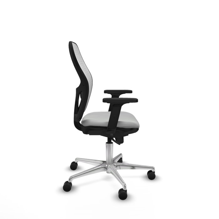 PIQUERAS Y CRESPO Silla de oficina Jorquera Gris claro y Blanco