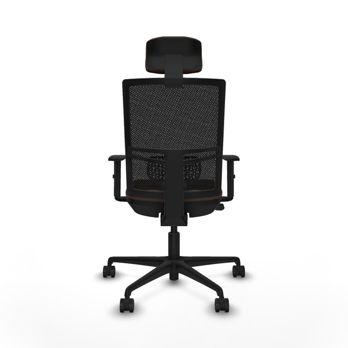 PIQUERAS Y CRESPO Silla de oficina Yunquera con mecanismo Sincro/Traslack Marrón oscuro/Negro PIQUERAS Y CRESPO Silla de oficina Yunquera con mecanismo Sincro/Traslack Marrón oscuro/Negro