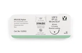 Kruuse Arnés Nylon 0 90 cm Azul 40 mm ½ Circle Rc 12 Unidades