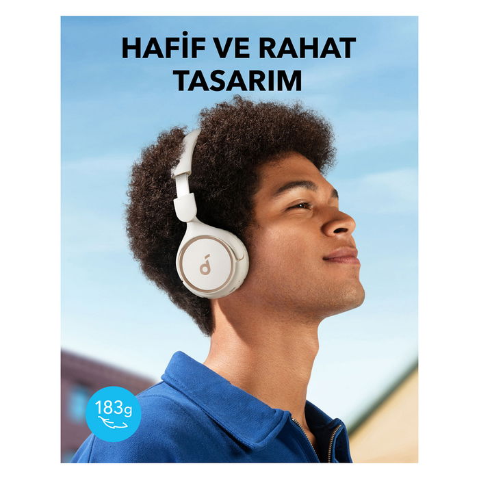 Anker Soundcore H30i Auriculares Inalámbricos Bluetooth, Diadema, Blanco