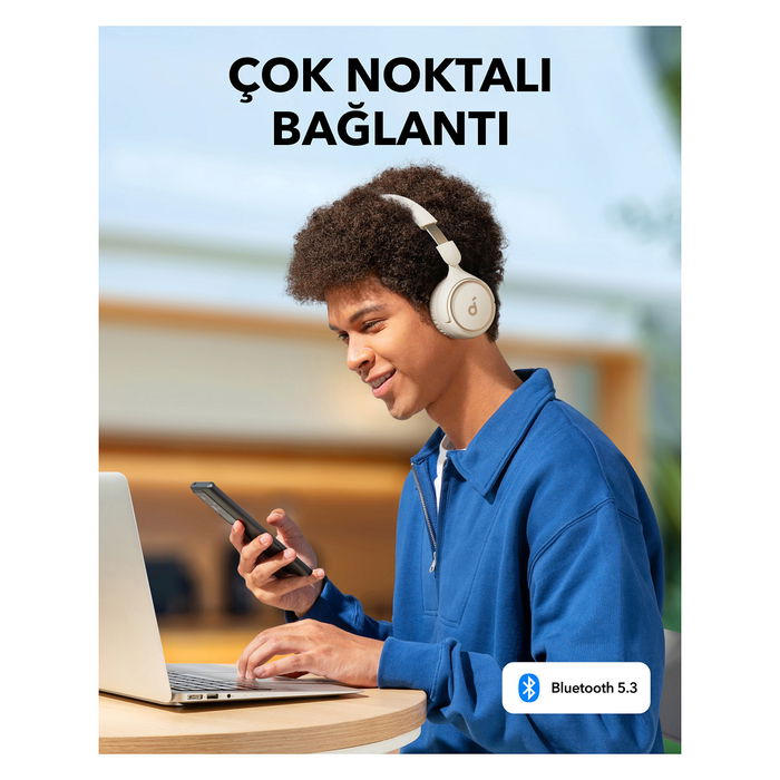 Anker Soundcore H30i Auriculares Inalámbricos Bluetooth, Diadema, Blanco