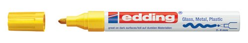 Edding Marcador Permanente 750 Amarillo (Set de 10)