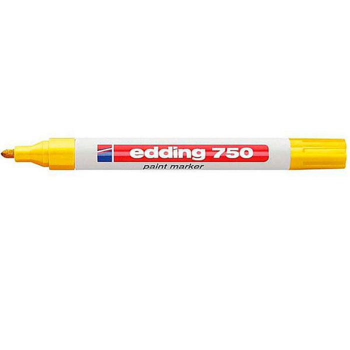 Edding Marcador Permanente 750 Amarillo (Set de 10)
