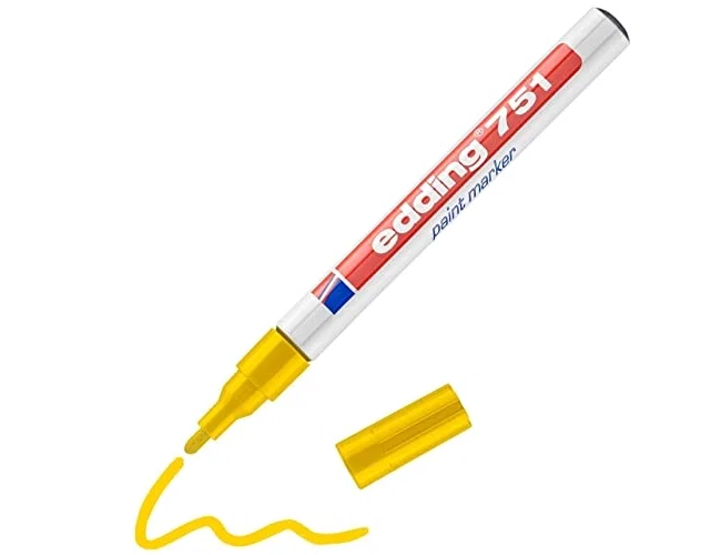 Edding Marcador Permanente 750 Amarillo Set de 10