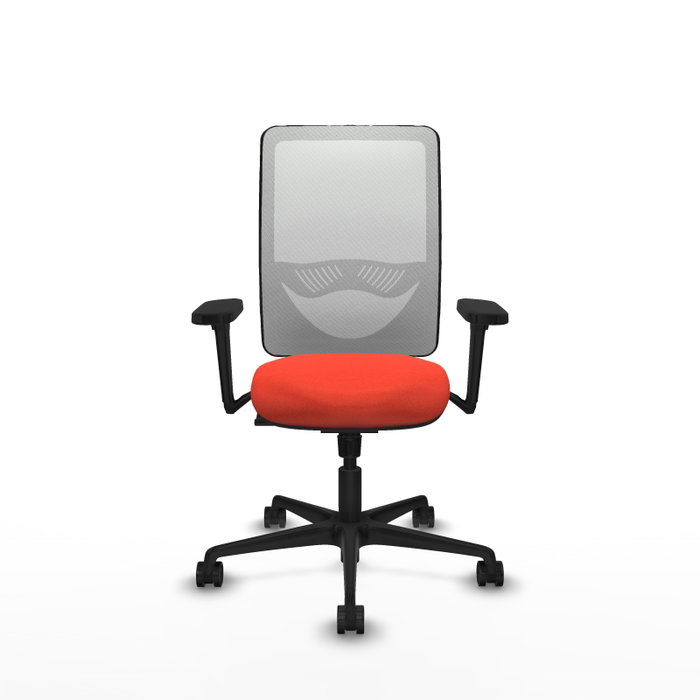 PIQUERAS Y CRESPO Silla de oficina Zulema con mecanismo Sincro Naranja y Blanco PIQUERAS Y CRESPO Silla de oficina Zulema con mecanismo Sincro Naranja y Blanco