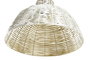 DKD Home Decor Lámpara de Techo de Hierro Blanca Simil Fibra