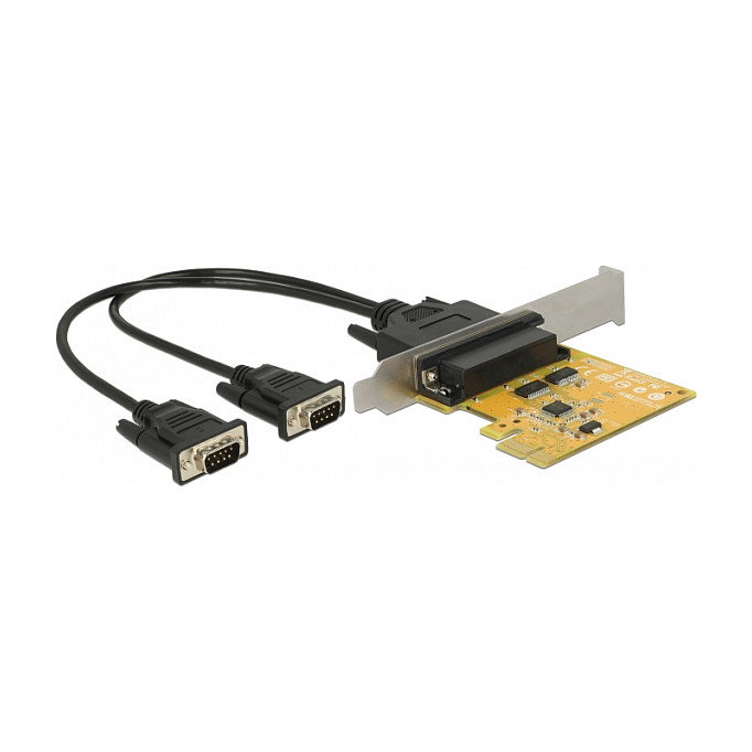 DeLOCK 62996 PCI Express x1 Karte a 2x Seriell RS-232 High Speed 921K ESD Überspannungsschutz