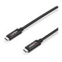 DeLOCK Caja de empalme fibra óptica 19" 48 fibras 1U Negro Metal