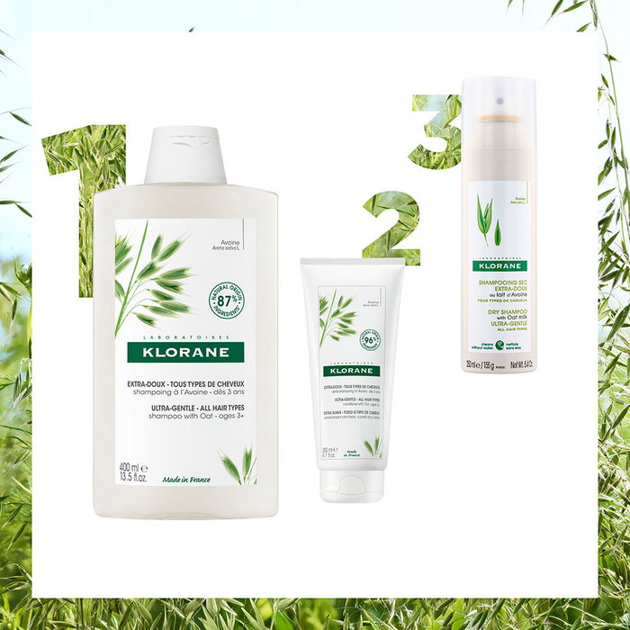 Klorane Champú Suave Leche Avena Cabello Suave e Hidratado 400 ml Klorane Champú Suave Leche Avena Cabello Suave e Hidratado 400 ml