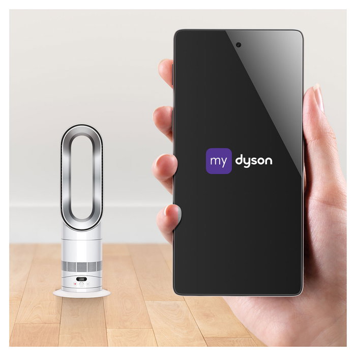 Dyson Hot+Cool HF1 Remote Link Pre-heat Blanco y Plata