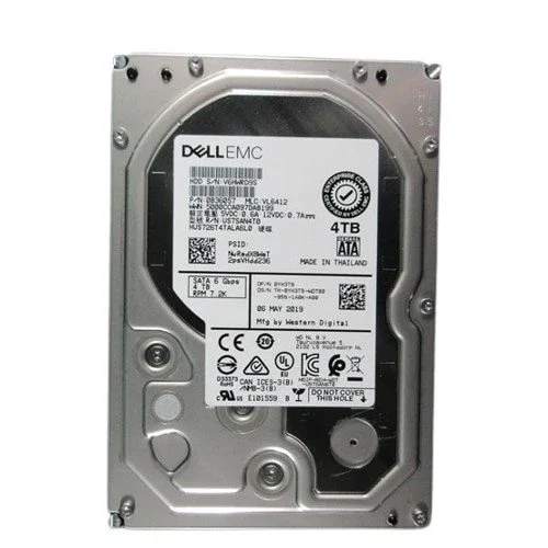 Dell 400-BRCS Disco Duro Interno 4TB 7200 RPM 3.5" SATA III para Servidor/Estación de Trabajo