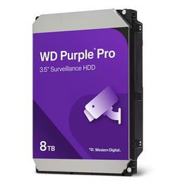 Western Digital Purple Pro 8TB SATA 6Gb/s Unidad de Disco Duro para Videovigilancia