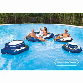 Intex AUC0078257568222 Nevera Hinchable Flotante para Piscina con 5 Portavasos - Capacidad 30 Latas