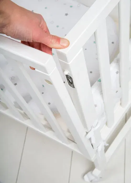 Roba ROB4005317314990 Cuna de colecho 3 en 1 SAFE ASLEEP Sternenzauber Blanca