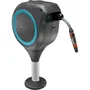 Gardena RollUp S Enrollador de Manguera Automático para Terraza - Azul - Longitud 15 m - Diámetro 13 mm