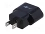GOOBAY Adaptador de Viaje Negro