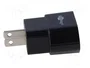 GOOBAY Adaptador de Viaje Negro
