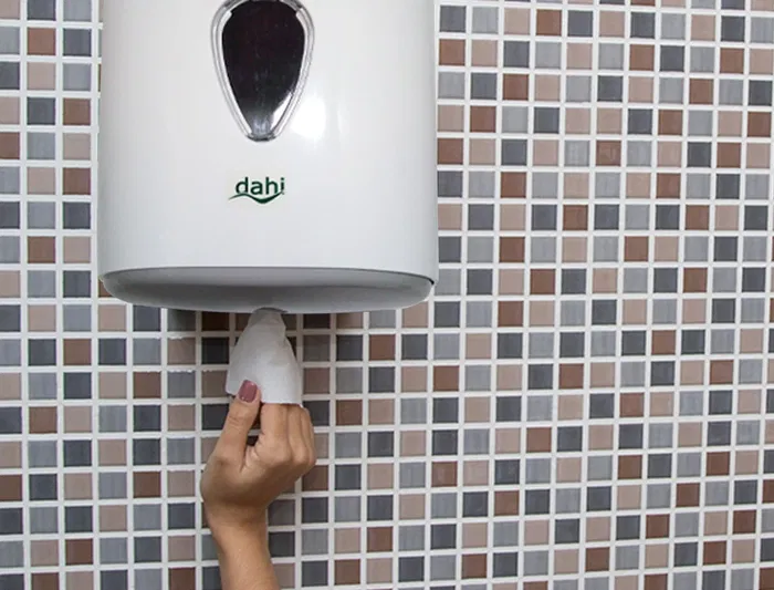 Dahi Dispensador Papel Secamanos Mecha ABS Blanco 321x207x220 mm