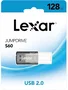 Lexar JumpDrive S60 128GB USB 2.0 Flash Drive LJDS060128G-BNBNG Gris