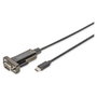 Digitus Adaptador USB Type-C a Serial DSUB 9M 1m FTDI