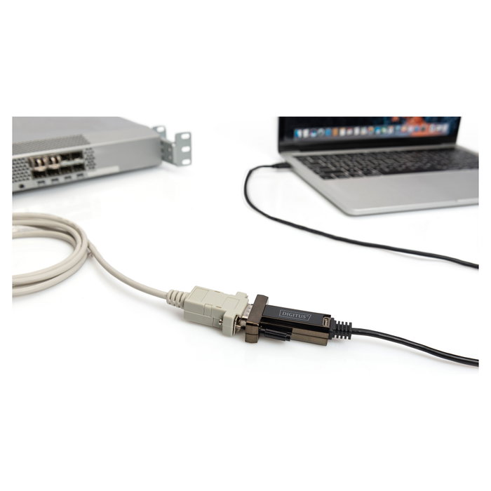 Digitus Adaptador USB Type-C a Serial DSUB 9M 1m FTDI