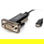Digitus Adaptador USB 2.0/C a Serial D-Sub9 Macho/Macho con Cable de 1m Negro
