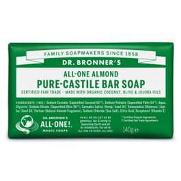 Dr. Bronner's Jabón en Pastilla Almendras 140g