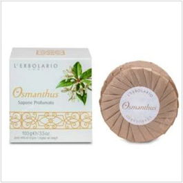 L'ERBOLARIO Osmanthus Jabón Perfumado Pastilla 100Gr con Aceite de Algodón y Manteca de Cacao