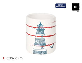 Inde Tarro de Cocina Faro 13 cm de Diámetro x 15.5 cm de Alto, Capacidad 1.5 Litros, Acero Inoxidable (24 Unidades)